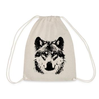 loup Aquarell - Sac de sport léger - nature - Devant