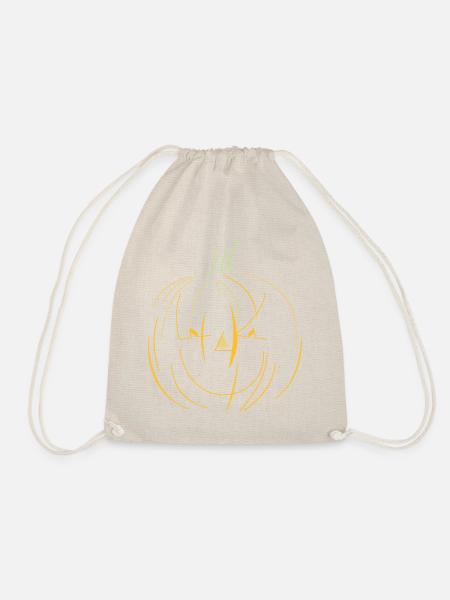 pumpkin pumpkin halloween - Drawstring Bag - nature