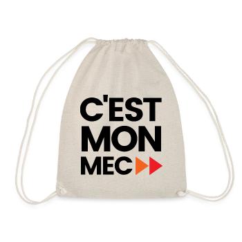 C'est mon mec - Sac de sport léger - nature - Devant