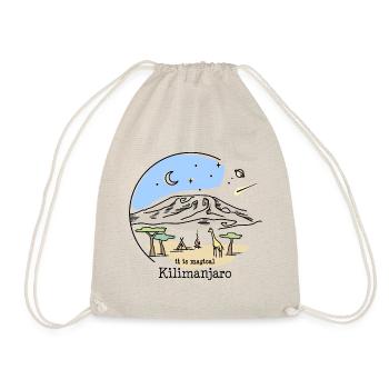 Kilimanjaro Kilimanjaro Tanzania Kenya Souvenir - Drawstring Bag - nature - Front