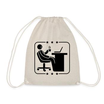 Chef Faul Boss Chillen - Drawstring Bag - nature - Front