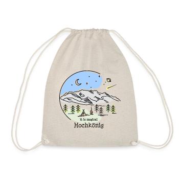 Hochkönig Berg Tirol Hike Hiking - Drawstring Bag - nature - Front