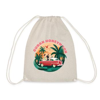 Cuban honeymoon. - Drawstring Bag - nature - Front