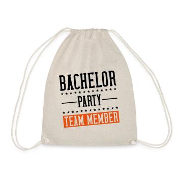 bachelor farewell party - Drawstring Bag - nature - Front