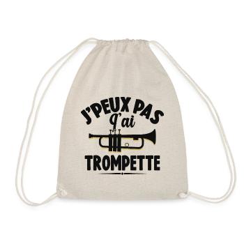 Je Peux Pas J'ai Trompette Instrument À Vent - Sac de sport léger - nature - Devant