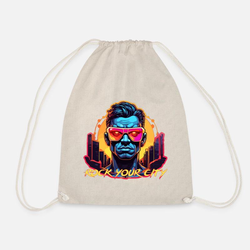 Rock your City - Drawstring Bag - nature