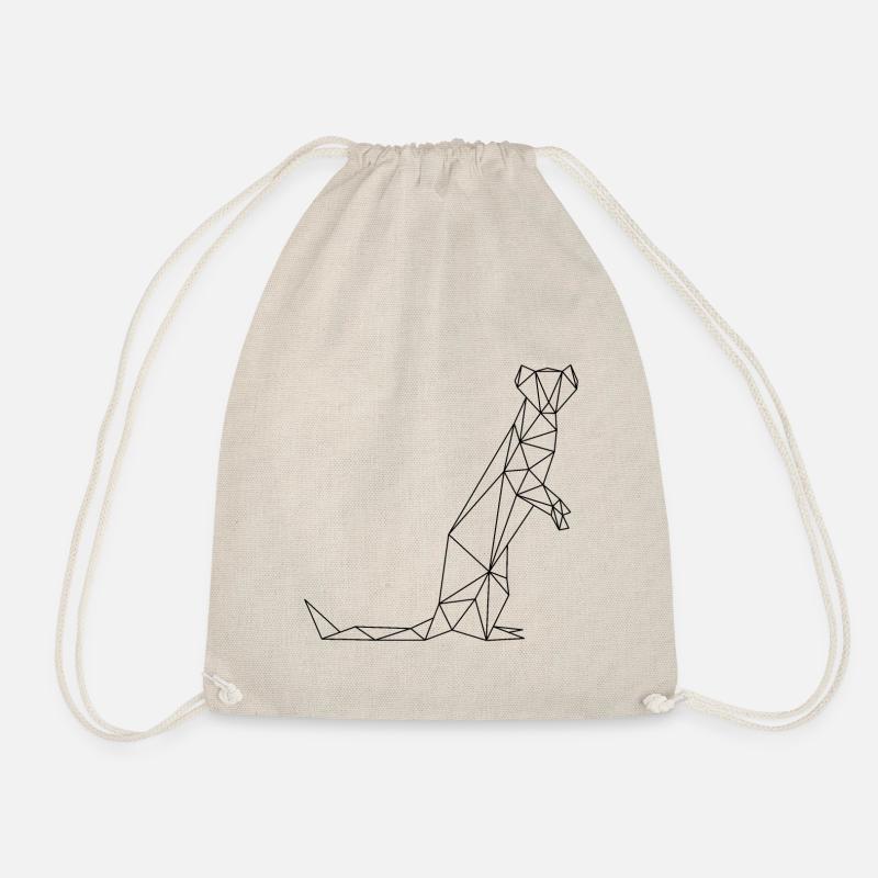 Belette géométrique - Sac de sport léger - nature