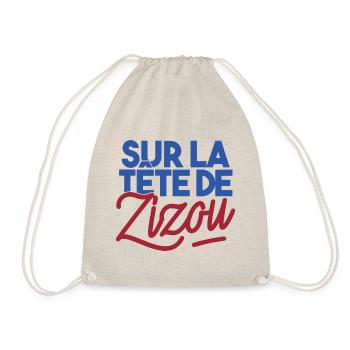 Sur la tête de Zizou - Sac de sport léger - nature - Devant