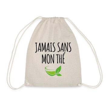 Jamais sans mon thé - Sac de sport léger - nature - Devant
