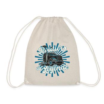 Routier de légende cadeau homme chauffeur routier - Sac de sport léger - nature - Devant