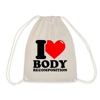 J’adore la recomposition du corps - Fit - Sac de sport léger - nature - Devant