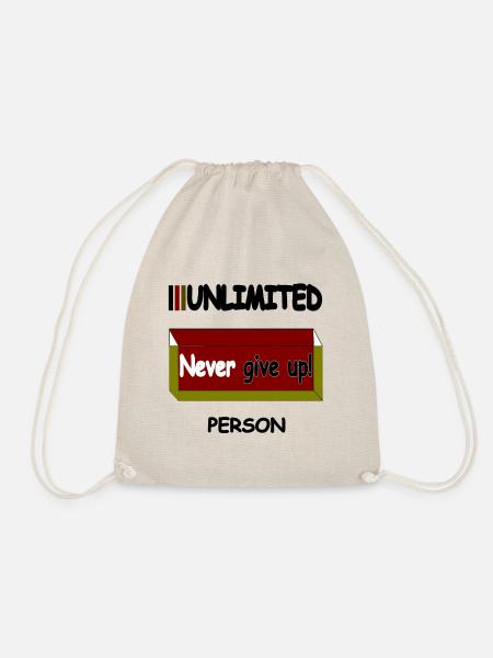 N’abandonnez jamais - Sac de sport léger - nature