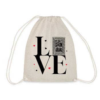 Love celebrity Rum Arranged - Drawstring Bag - nature - Front