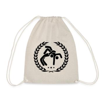 Wrestling Martial Arts Wrestling - Drawstring Bag - nature - Front