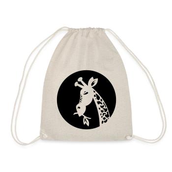 Giraffe - girafe - safari - Drawstring Bag - nature - Front