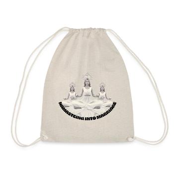 Namasteing dans le mariage. Yoga Bride - Sac de sport léger - nature - Devant
