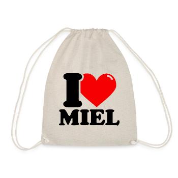 J'adore mon prénom - Sac de sport léger - nature - Devant