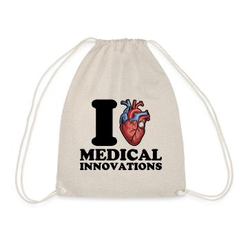 J’adore les innovations médicales - Sac de sport léger - nature - Devant