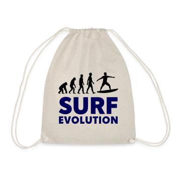 Surf Evolution Board Meer - Turnbeutel - Natur - Vorne