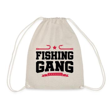 fishing gear - Drawstring Bag - nature - Front