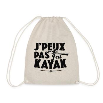 Je Peux Pas J'ai Kayak Cadeau Kayaking - Sac de sport léger - nature - Devant