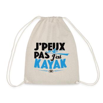 Je Peux Pas J'ai Kayak Cadeau Kayaking - Sac de sport léger - nature - Devant