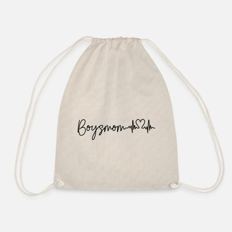 Boysmom. Geschenkidee - Turnbeutel - Natur