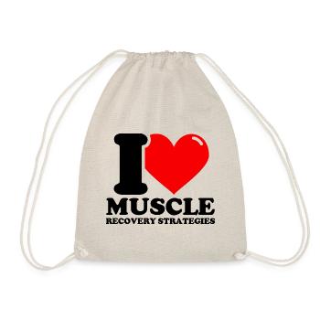 J’aime les stratégies de récupération musculaire - Fitness Gewich - Sac de sport léger - nature - Devant