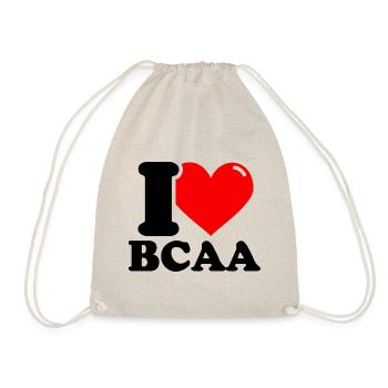 I Love BCAA - Fitness Haltérophilie Drôle - Sac de sport léger - nature - Devant