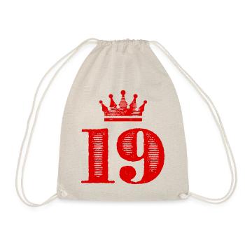 19 Couronne numérique - Sac de sport léger - nature - Devant