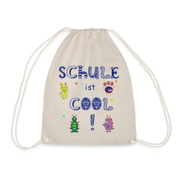 L’école est cool Inscription à l’école - Sac de sport léger - nature - Devant