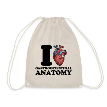 I love gastrointestinal anatomy - Drawstring Bag - nature - Front