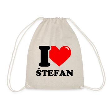 J’adore stefan Prénom - Sac de sport léger - nature - Devant