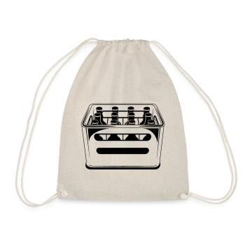 caisse de bière symbole de bouteille de bière caisse de bière - Sac de sport léger - nature - Devant