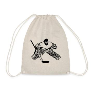 Hockey de hockey gardien de but silhouette hockey - Sac de sport léger - nature - Devant