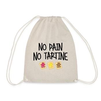 No pain no tartine - Sac de sport léger - nature - Devant