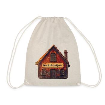 Home is where the family is - Drawstring Bag - nature - Front