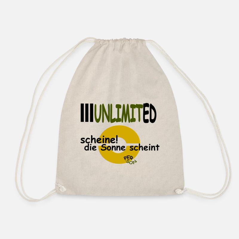 scheine! die Sonne scheint - Turnbeutel - Natur