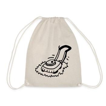 Tondeuse à gazon jardinage papa superdad - Sac de sport léger - nature - Devant