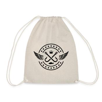 angel hameçon symbole pêche pêche - Sac de sport léger - nature - Devant