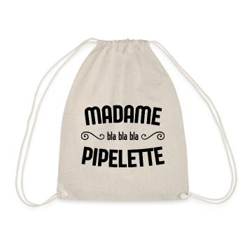 Madame pipelette - Sac de sport léger - nature - Devant