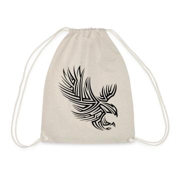 Tatouage tribal d’aigle - Sac de sport léger - nature - Devant