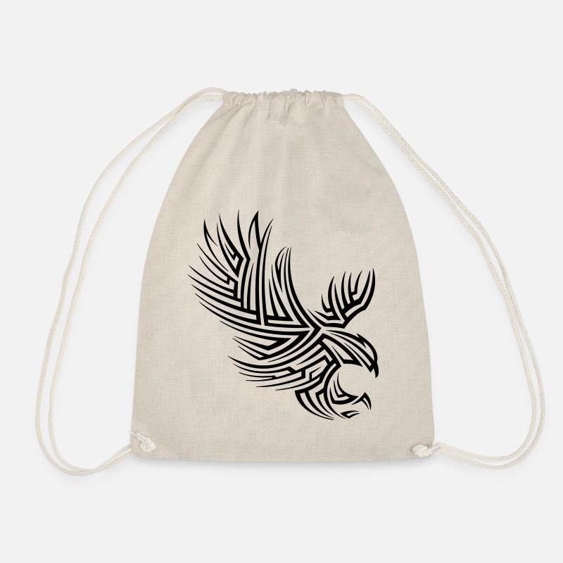 Adler Tribal Tattoo - Turnbeutel - Natur