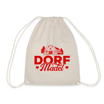 Dorf Mädel - Turnbeutel - Natur - Vorne