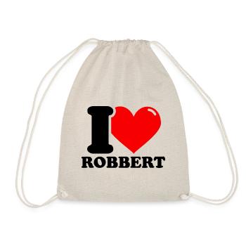 J’aime robbert Prénom - Sac de sport léger - nature - Devant