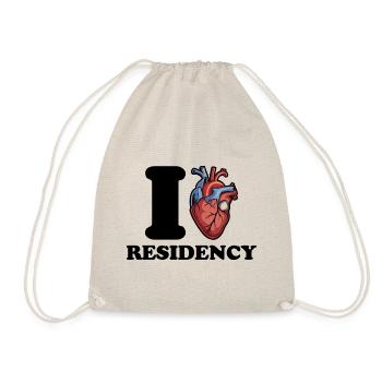 I love residency - Drawstring Bag - nature - Front