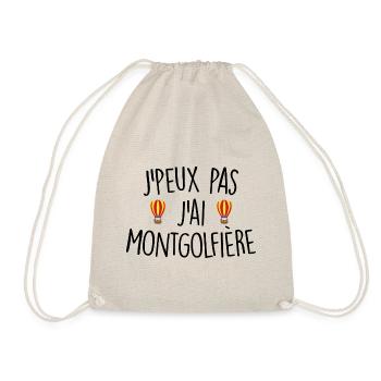 J'peux pas j'ai montgolfière - Sac de sport léger - nature - Devant