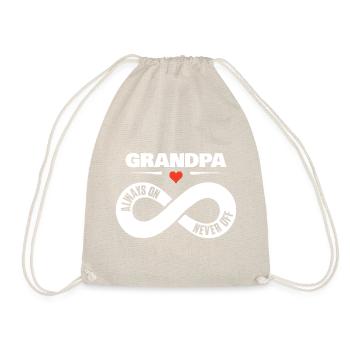 Grand-père toujours sur jamais hors cadeau d’amour de grand-père - Sac de sport léger - nature - Devant