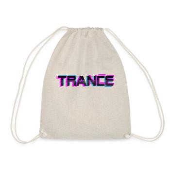 Trance - Erhebende Trance Vaporwave Glitch Pink Ed - Turnbeutel - Natur - Vorne