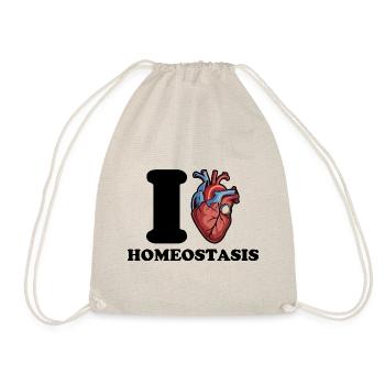 J’adore l’homéostasie - Sac de sport léger - nature - Devant
